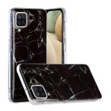 Husa protectie pentru apple iphone xr soft imd tpu marble negru cu suport inclus, Flippy