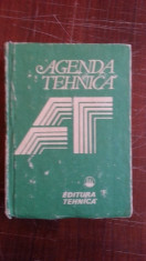 Agenda tehnica foto