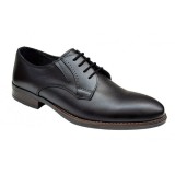 Pantofi barbati office, eleganti din piele naturala, Negru, TEST59N