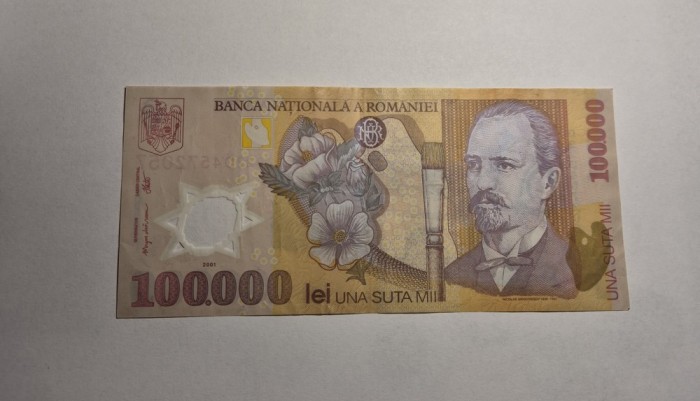 100000 lei 2001