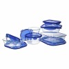 Set de Cutii pentru Pr&acirc;nz Pyrex Cook &amp; Go Albastru Transparent