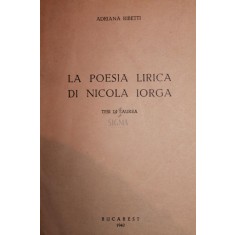 LA POESIA LIRICA DI NICOLA IORGA