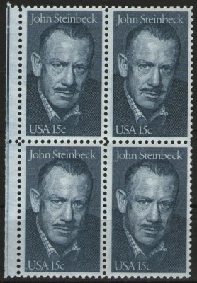 Statele Unite 1979 - John Steinbeck (1902-1968), neuzata de 4 foto