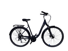 Bicicleta Trekking Kreidler - 28 Inch, M, Negru Ultimate FactoryBikes