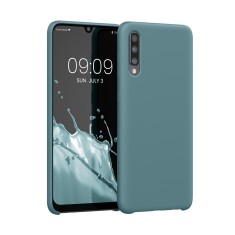 Husa Kwmobile pentru Samsung Galaxy A50, Verde inchis, Silicon, KWM0000102C034C