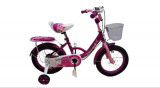 Bicicleta Caraiman 16&quot; fete,roz/mov, 1