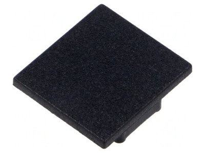 Obturator LED profil negru 20 buc ABS LINEA20 foto