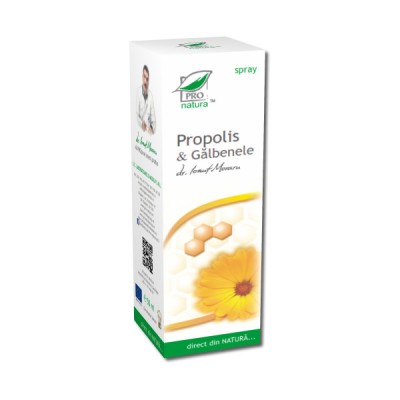 Spray Propolis cu Galbenele 100 mililitri Medica foto