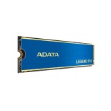 SSD ADATA, LEGEND 710, 512 GB, M.2, PCIe Gen3.0 x4, 3D TLC Nand, R/W: 2400/1000 MB/s, &quot;ALEG-710-512GCS&quot;