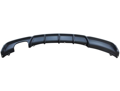 Spoiler bara spate BMW Seria 3 (F30/F31), 01.2012-12.2019, negru; type M-Performance; cu iesiri evacuare dubla; TUNING, foto