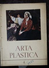 REVISTA ARTA PLASTICA NR.4/1955 foto