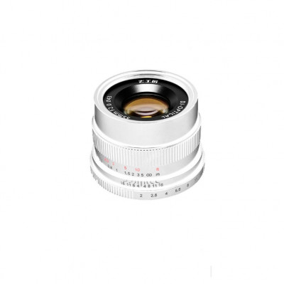 Obiectiv manual 7Artisans 35mm F2.0 Silver pentru Leica M-mount foto