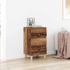 Dulap de noapte Lemn vechi 40 x 35 x 70 cm Lemn compozit