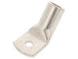 V&acirc;rf inelar tubular M6 70mm2 unghi 45&deg; crimpat cablu