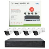 Cumpara ieftin Resigilat : Kit supraveghere video PNI House IPMAX POE 3LR, NVR cu 4 porturi POE s