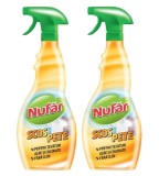 Set Solutie Scos Pete pentru Tesaturi Albe si Colorate Nufar, fara Clor, 2 x 500 ml