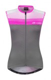Tricou ciclism fara maneci Force F Acceler, gri/roz, XS Ultimate FactoryBikes