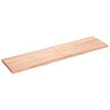 Cumpara ieftin Blat de masă maro 160x40x(2-4) cm, lemn masiv stejar tratat