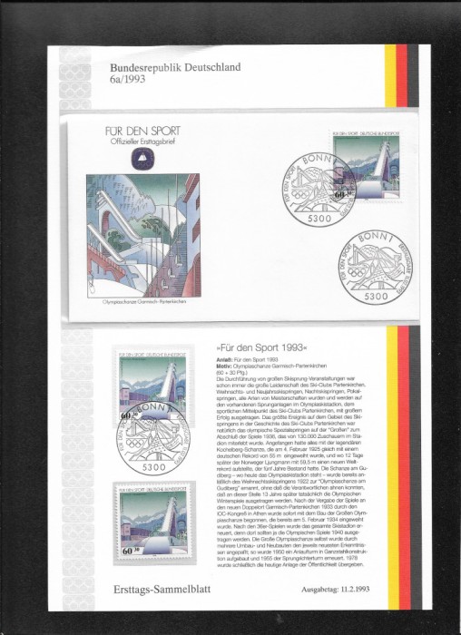 Germania FDC 6a.1993