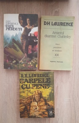 3 x D. H. LAWRENCE: Fata pierdută /Amantul doamnei Chatterley / Șarpele cu pene foto