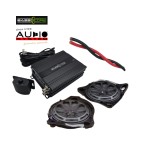 Pachet 2 subwoofere Audio System dedicate pentru Mercedes W205, W213, A238, C238, C253, X253, cu amplificator 1 canale de la BassCore si cablu de alim