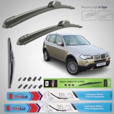 Ștergătoare BMW X3 E83 (2003&ndash;2006) Pre-Facelift | Set Complet &ndash; TeamCar&reg;
