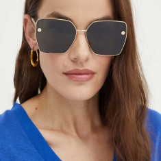 Versace ochelari de soare femei, culoarea auriu, 0VE2270D