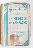 C914-Medicina de campanie-H.D. Balzac vol. 2 interbelic.