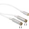 KABEL AUDIO SPLITTER KLINKENSTECKER 3,5 MM 3 PIN &gt; 2 X KLINK 65355 DELOCK