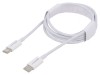 Cablu USB-C 2.0 Alb 1m 480Mbps 60W, QOLTEC