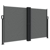 Cumpara ieftin Copertina laterala retractabila, antracit, 140x1200 cm
