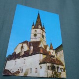 CARTE POSTALA CIRCULATA SIBIU -BISERICA EVANGHELICA