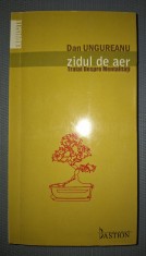DAN UNGUREANU - ZIDUL DE AER * TRATAT DESPRE MENTALITA?I foto