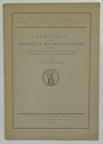 STIRI NOUA DESPRE BIBLIOTECA MAVROCORDATILOR SI DESPRE VIEATA MUNTENEASCA IN TIMPUL LUI CONSTANTIN MAVROCORDAT de N . IORGA , 1926