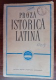 myh 712f - Proza istorica latina - ed 1962