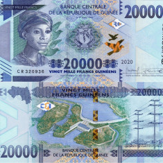 GUINEEA 20.000 francs guineens 2020 UNC!!!