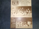 REVISTA SPORT NR 9 1982 ROMANIA SUEDIA PREZENTARE ECHIPE CHIMIA RAMNICU VALCEA POLITEHNICA IASI