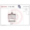 Placute frana Citroen C5 I (Dc) 03.01-03.05, C5 I Box / Estate (De) 06.02-08.04, C5 I Break (De) 06.01-09.04, C5 2 (Rc) 08.04-09.08, C5 2 Box / Estat