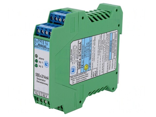 Adaptor Separator de Semnal Izolator pentru Șină DIN 0/24V