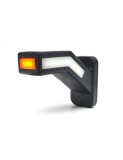 Lampa Gabarit Led Cu Brat 1167P W168.2 12V-24V Pozitie Alb / Rosu / Portocaliu Dreapta Was