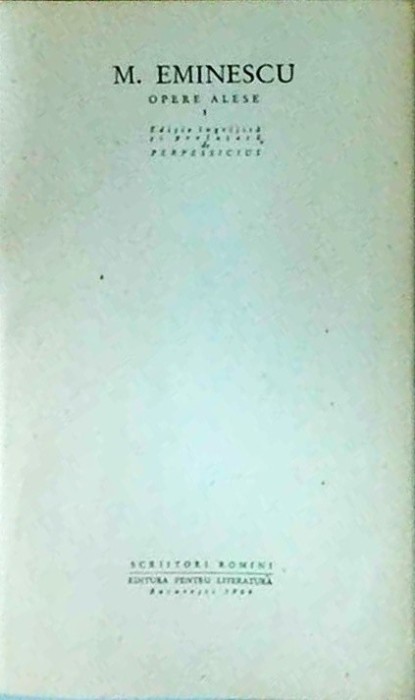 M. Eminescu - Opere alese