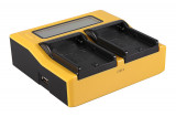 Incarcator Patona Dual LCD USB compatibil Sony NP-FZ100 A7 III A7M3 Alpha 7 III A7RM3 Alpha 7 R III A9 Alpha 9