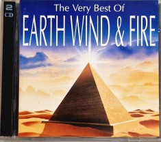 Earth Wind &amp; Fire &lrm;&ndash; The Very Best Of Earth Wind &amp; Fire _ NM / NM _ dublu cd muzica disco funk _ Columbia Franta 1991