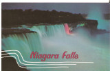 SUA AMERICAN Falls Illuminated TAKEN FROM Niagara Falls Canada, Circulata, Fotografie