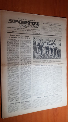 sportul popular 16 aprilie 1953-stefan covaci,parcurgerea crestei muntilor rodna foto