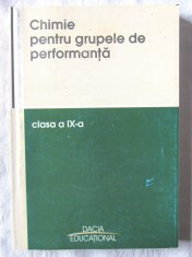 "CHIMIE PENTRU GRUPELE DE PERFORMANTA. Clasa a IX-a", Corpodean. Carte noua