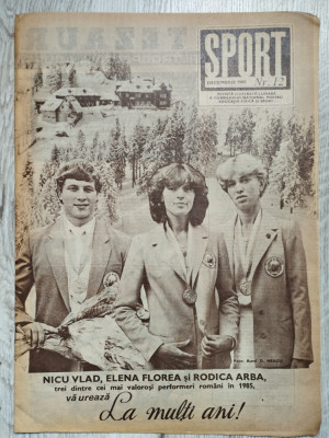 Revista SPORT nr. 12 - Decembrie 1985 - Retrospectiva 1985, Hagi, Steaua foto