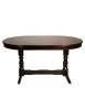 Masa Living Extensibila Euro 2 Wenge, Lemn Masiv, MDF Furniruit, 155/230 cm, 12 Persoane