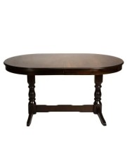 Masa living extensibila Euro 2, lemn masiv, blat MDF furniruit, 12 persoane, 155/192.5/230x97x76 cm, wenge