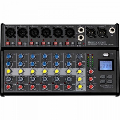 Pronomic B-803 Mini Mixer Bluetooth USB Recording foto